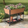 Raised Garden Bed, Brown, large