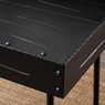 Industrial-Style Leeds End Table, Black, large