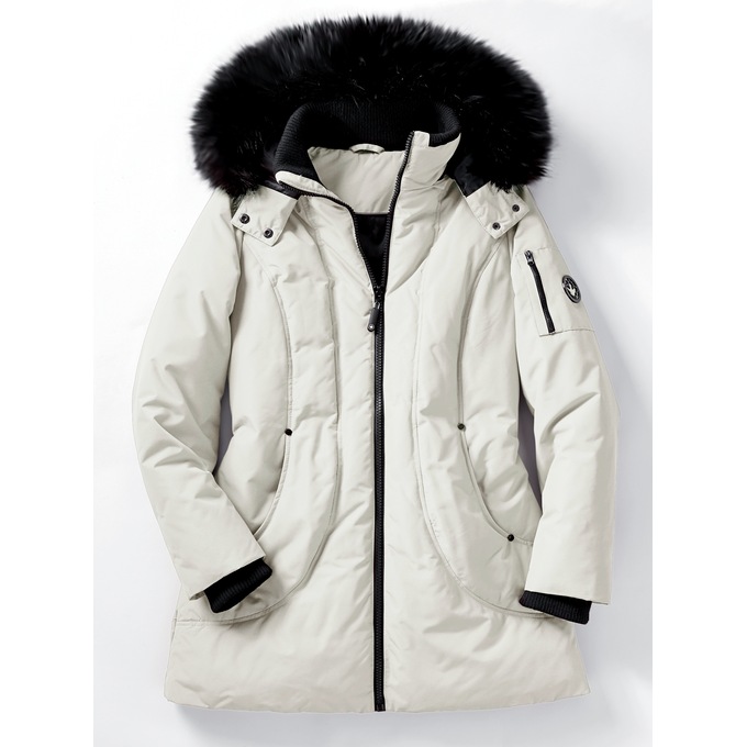 Snowfall Parka, Cream, large