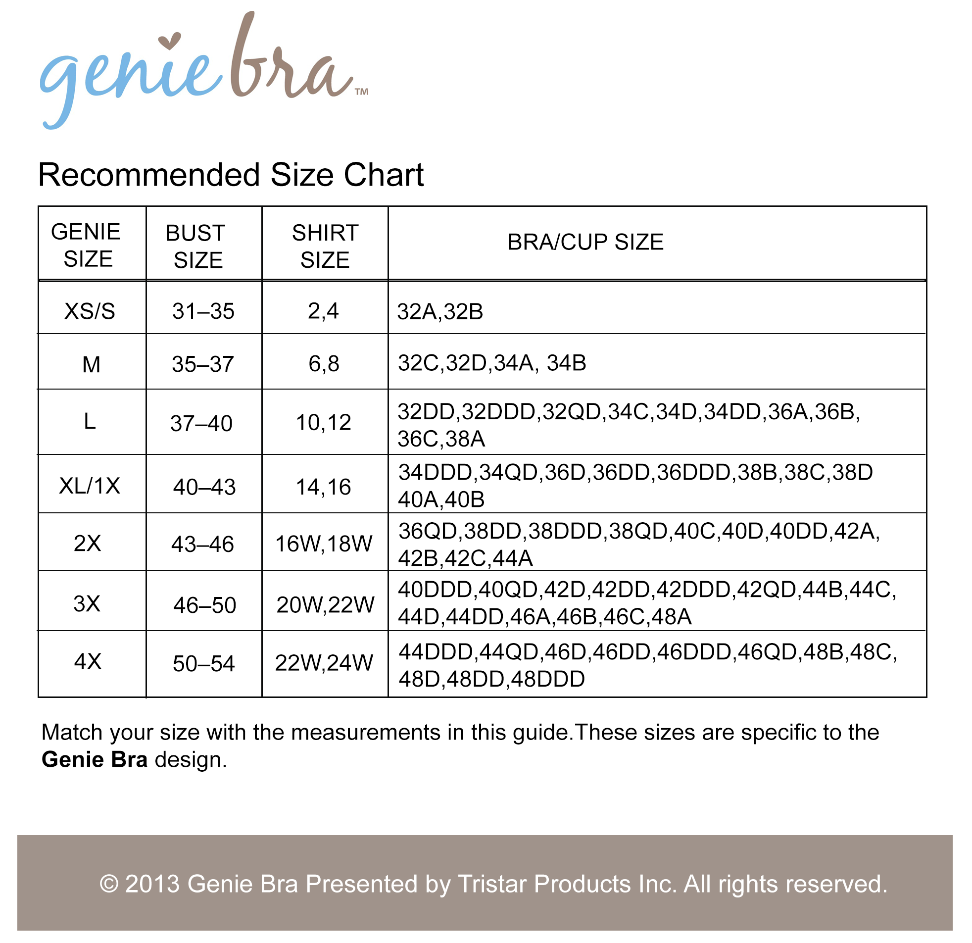 genie bra large