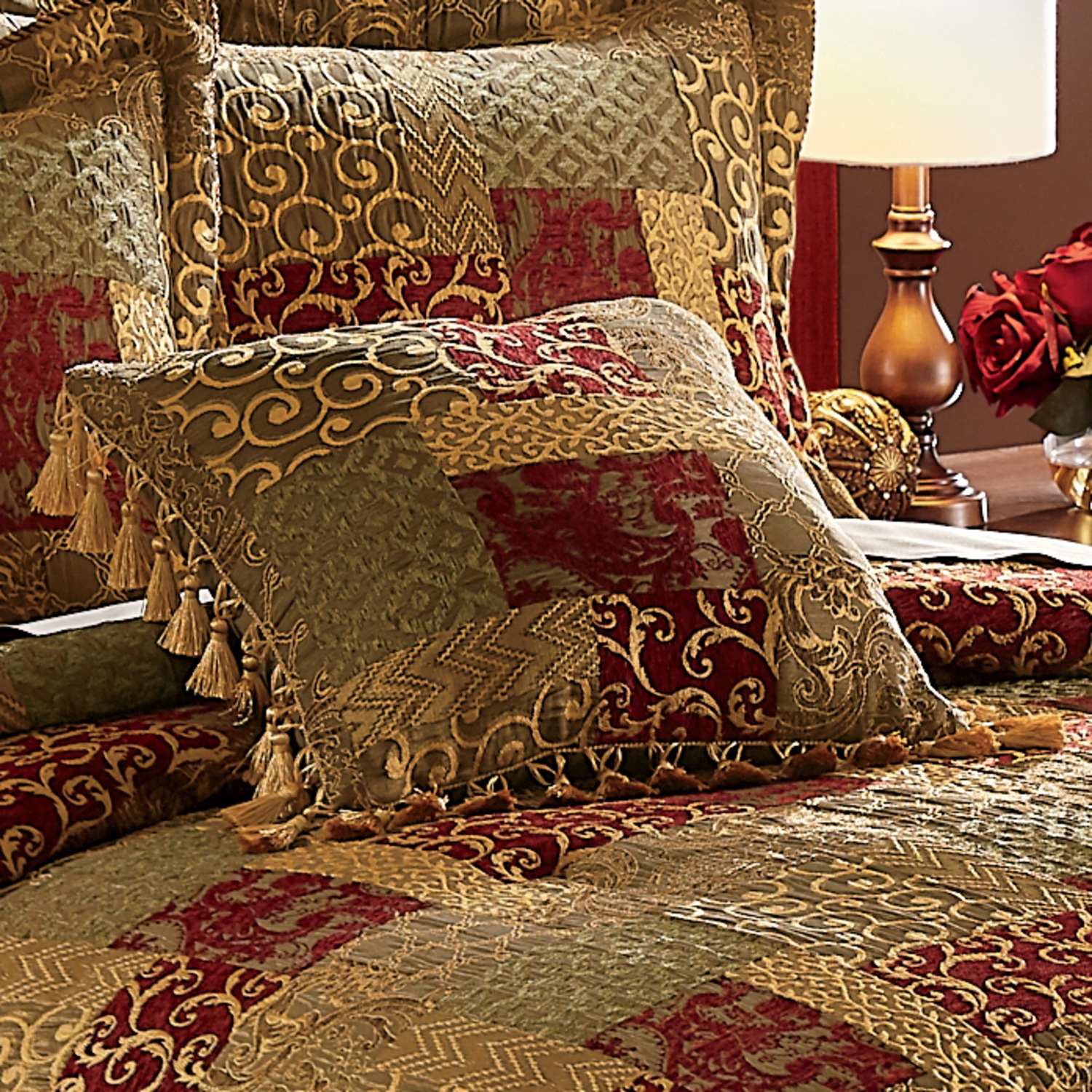 Berkshire Jacquard Comforter Set, Accent Pillow and Window Treatments Ginny's