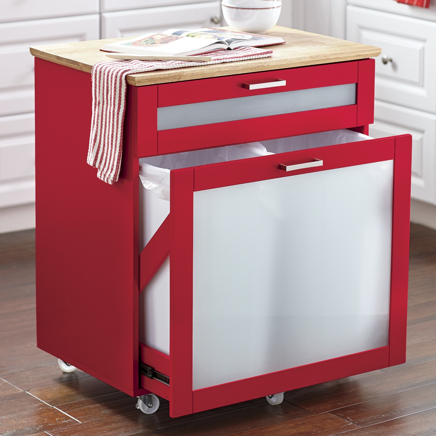 Mobile Trash Cabinet Ginny S