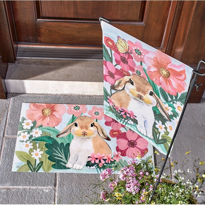 Bunny Love Mat, , large