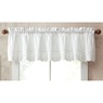 Scalloped Eyelet Cotton Valance, , large