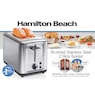 Hamilton Beach Stainless Steel 2-Slice Toaster, Stainless Steel, large