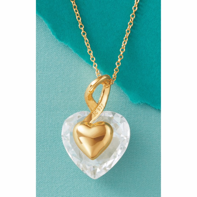 Love You More Heart Pendant, , large