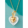 Love You More Heart Pendant, , large