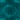 Scalloped and Tufted Cotton Chenille Sham with Scrolls, Teal, swatch