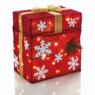 Peekaboo Santa Gift Box Lawn D&eacute;cor, Red, large