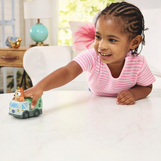 VTech Go! Go! Smart Wheels Bluey Bingo Garbage Truck, , large