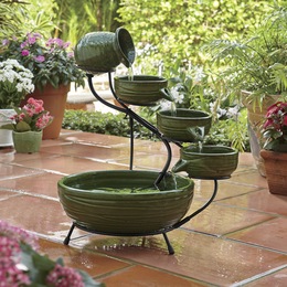 3-Tier Solar Fountain, , large