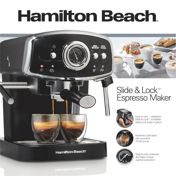 Hamilton Beach Retro Edition Espresso Maker, , large