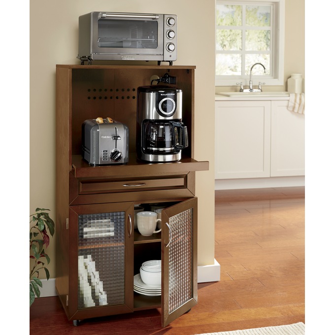 Seventh avenue microwave cart online