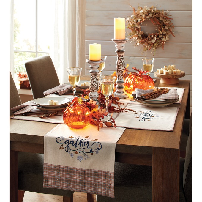 Hanging Fall Floral Garland, , large