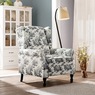 Toile Wingback Recliner, , large