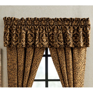 Bordeaux Jacquard Valance, , large