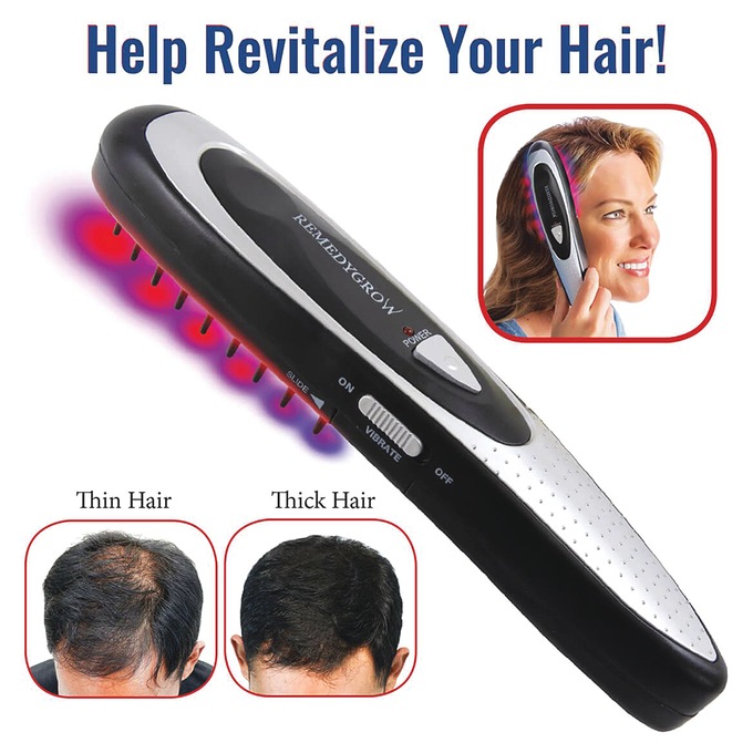 IGIA Light Therapy Hair Growth Restoration Brush, , large