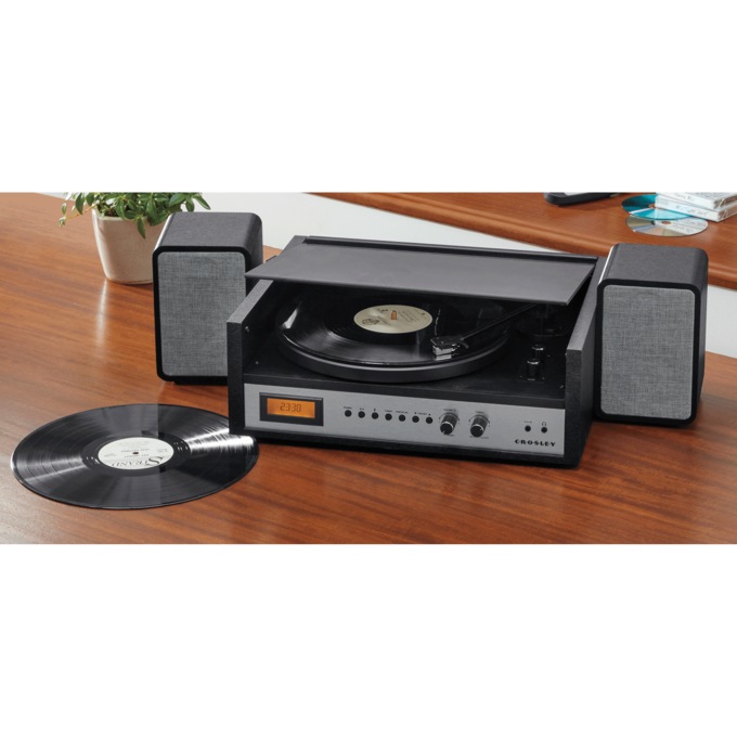 Crosley Coda Record Player with Speakers, , large