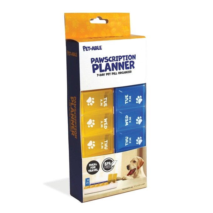 Pet-Able Pawscription Pet Pill Organizer, , large
