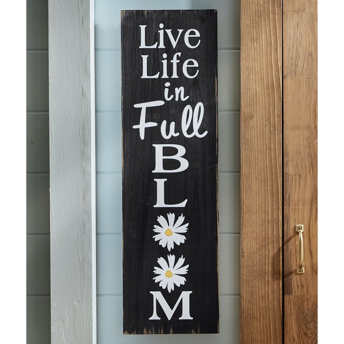 Live Life in Full Bloom Sign, , large