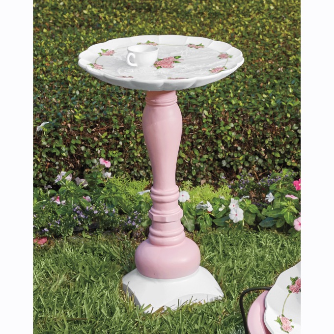 Tea Set Bird Bath, , large