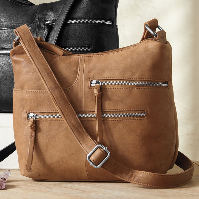 Leather Tote, , large
