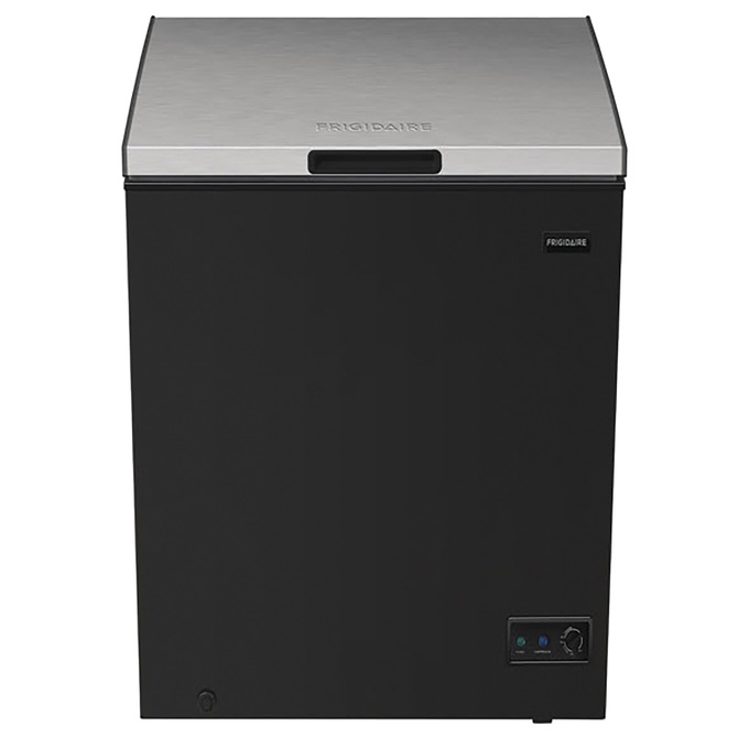 Frigidaire 3.5 cu. ft. Convertible Chest Freezer/Fridge, Black, large