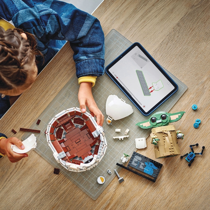 LEGO Star Wars Grogu with Hover Pram, , large