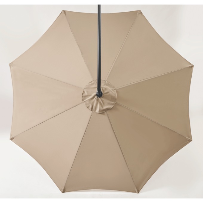 10' Offset Umbrella, Tan, large
