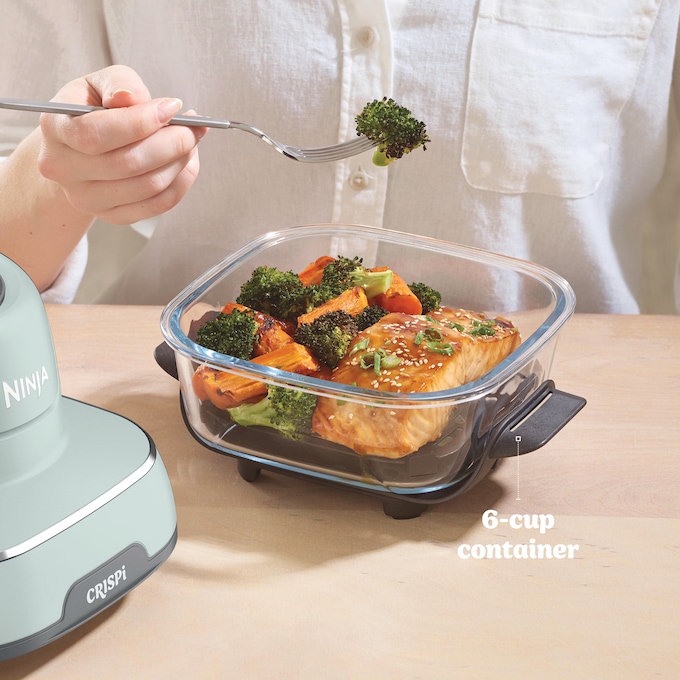 Ninja Crispi Cook & Store System, Sage Green, large