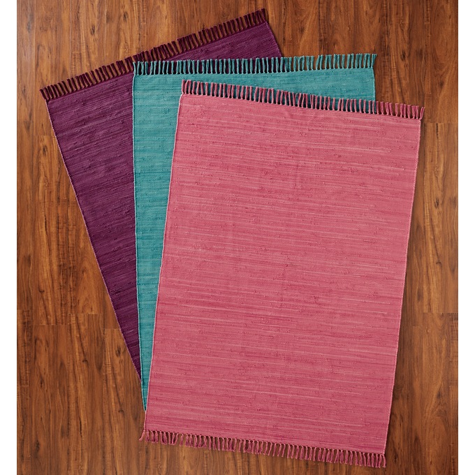 Color Connection Cotton Rug, , large
