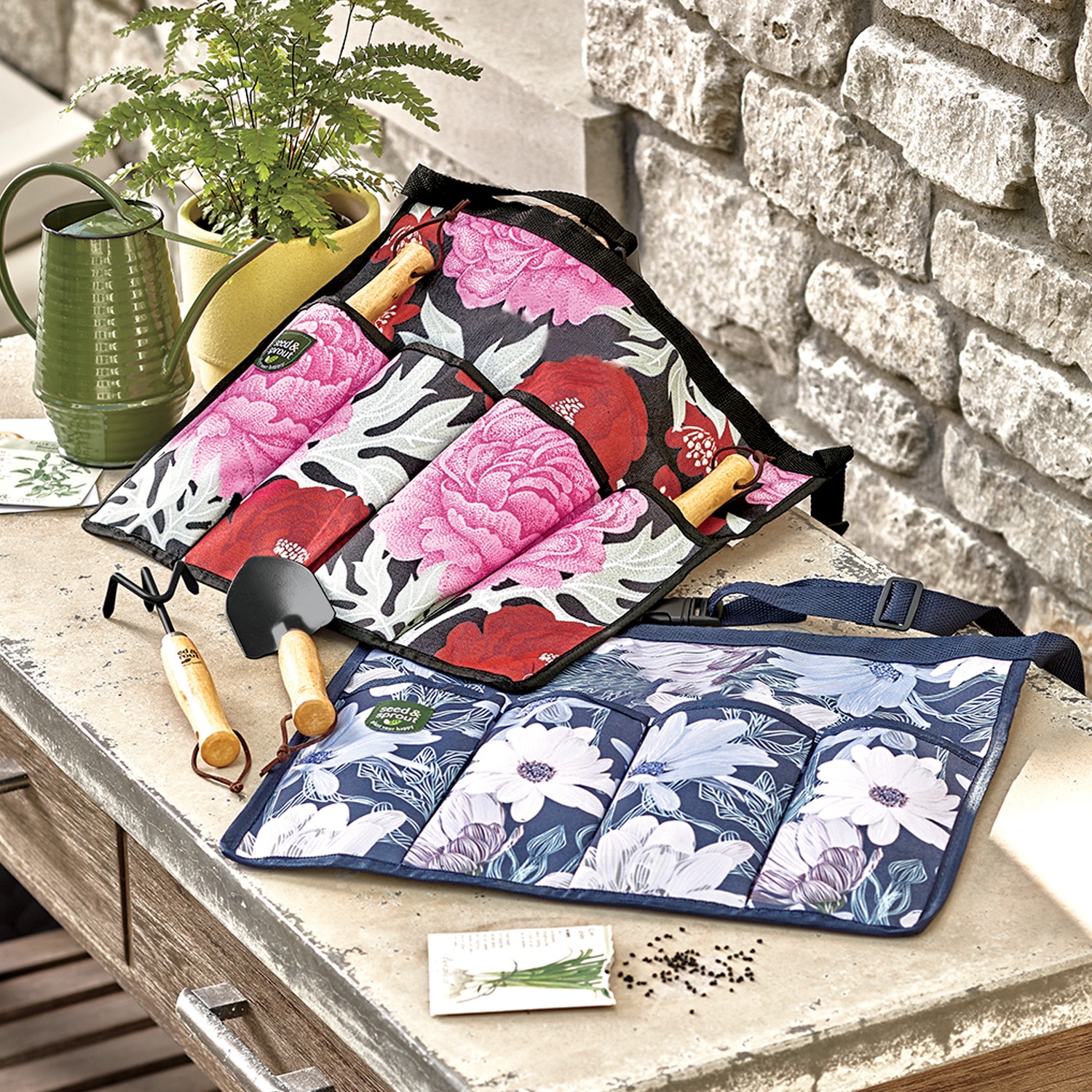 3-Piece Gardening Apron Set, , large