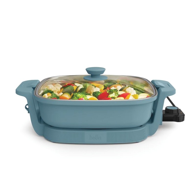 Bella Deep Make-and-Take Electric Skillet, Surf, large