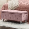 Crystal Tufted Storage Bench, , large