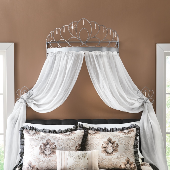 Annette Bed Crown with 2 Tiebacks, , large