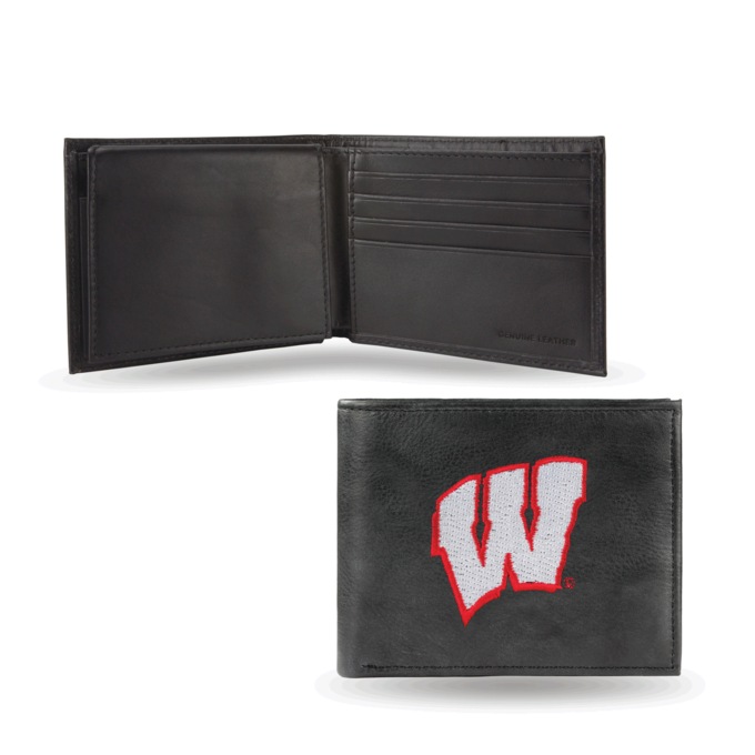 NCAA Leather Bifold Wallet, , large