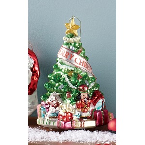 Christmas Tree Glass Ornament, , large