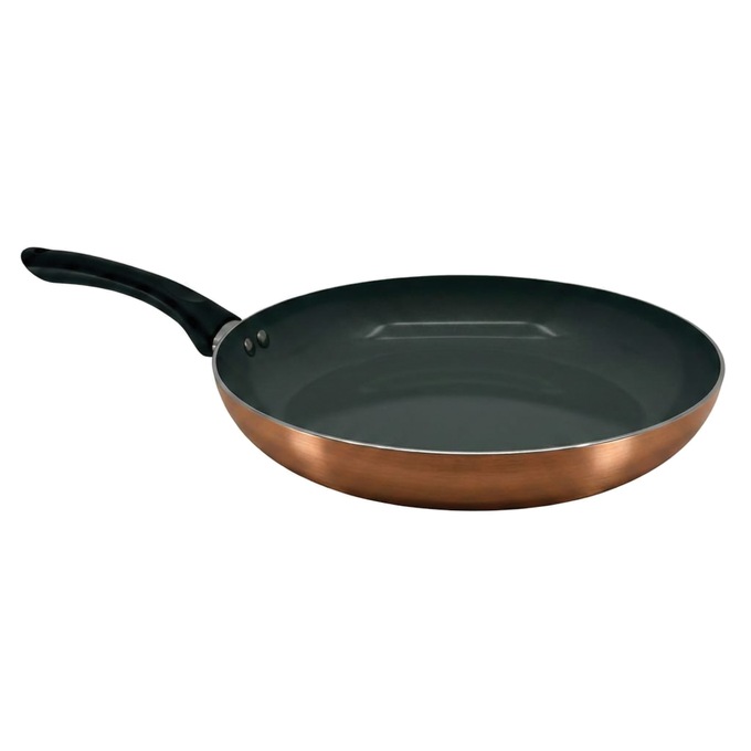 Ginny's 22-Piece Ceramic Cookware Set, Copper, large
