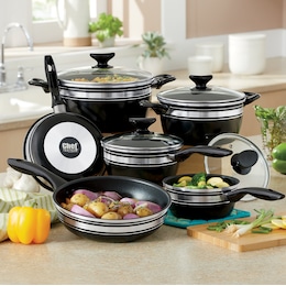 10-Piece Chef Tested&reg; Banded Cookware Set, , large