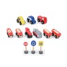 100-Piece Wooden Train Table Set with Storage, Multi, large