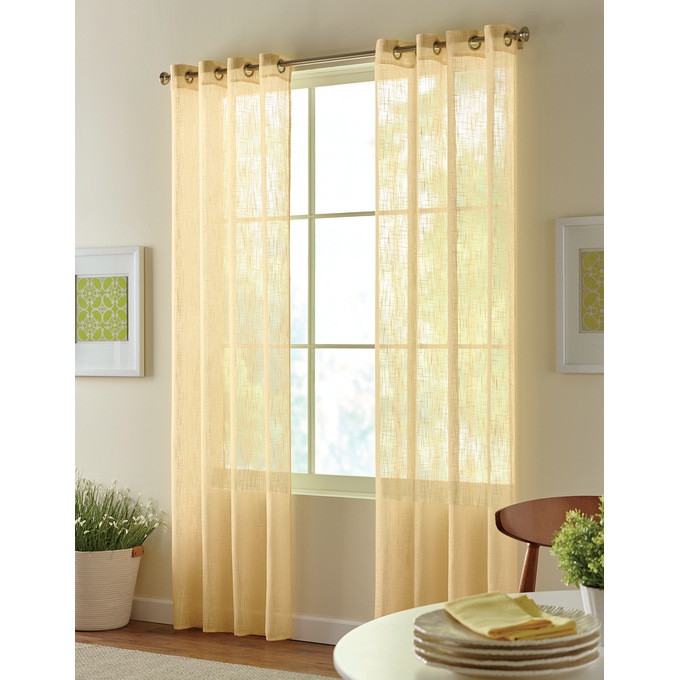 Textured Sheer Grommet Panel Ginny S