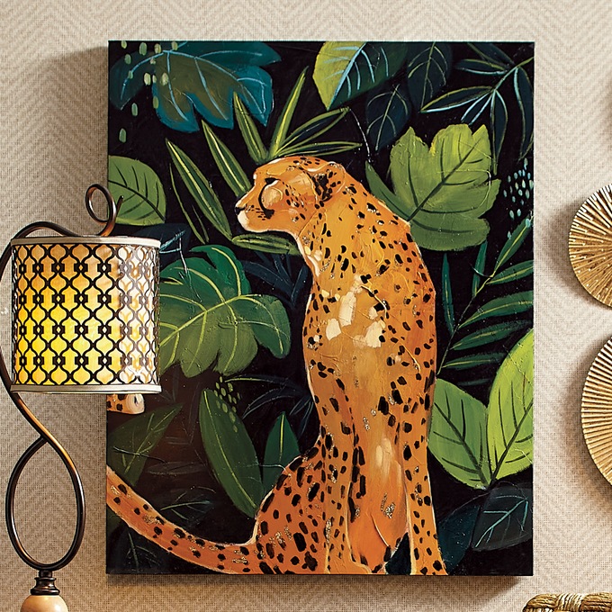 Jungle Leopard Canvas, , large
