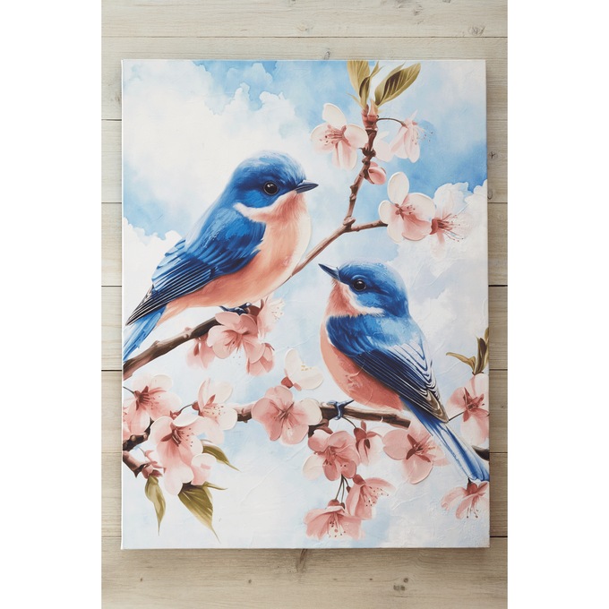 Watercolor Birds Wall Art, , large