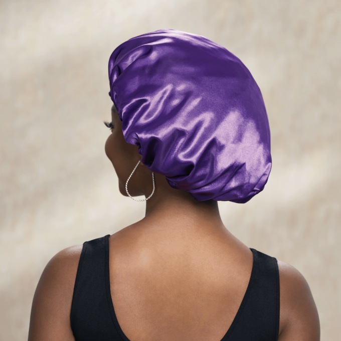 2-Pack Satin Sleep Caps, , large