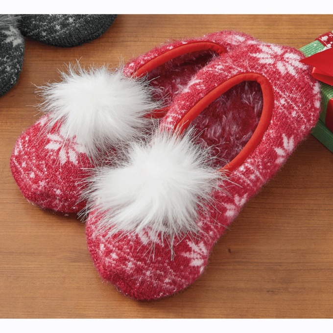 Muk luks women's pom ballerina slippers cheap