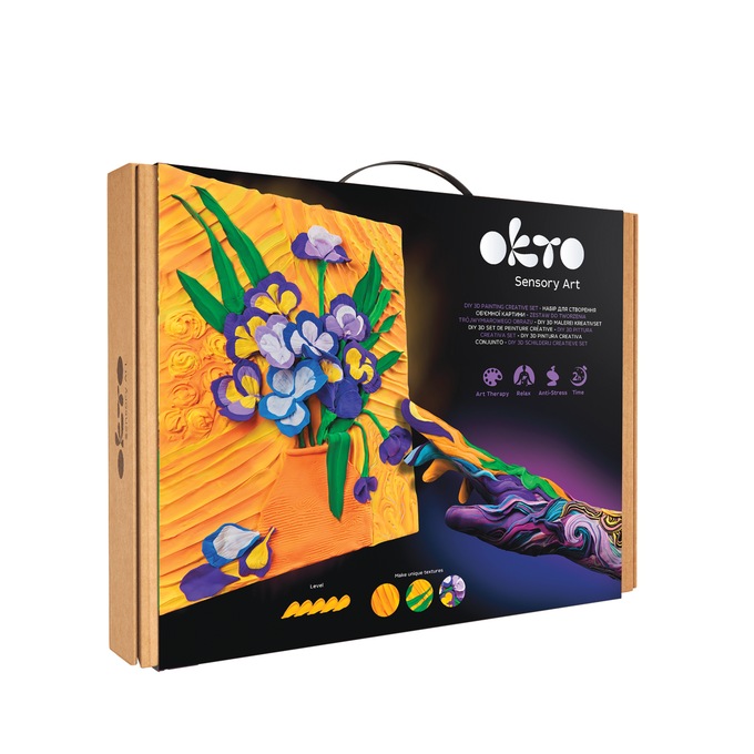 Sensory Art 3-D Clay Painting Kit, , large