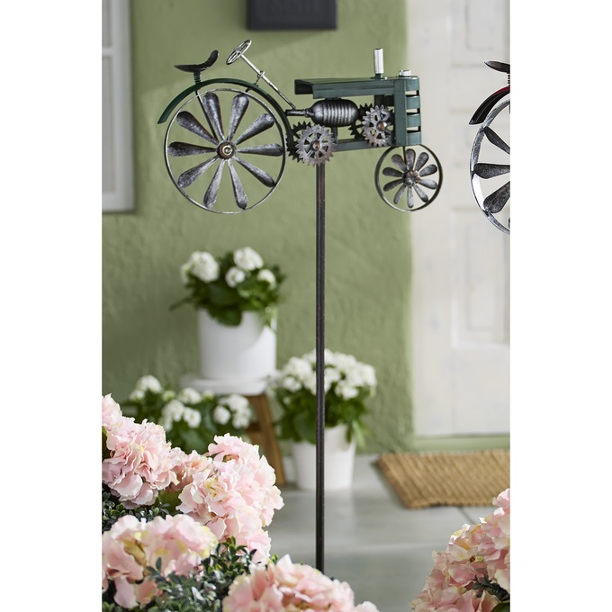 Tractor Spinner Stake, Green, large