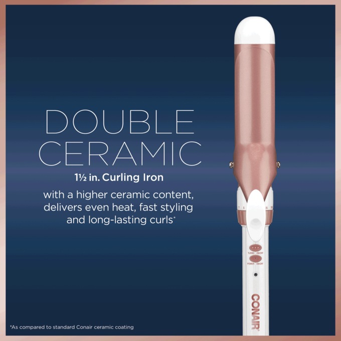 Conair 1.5-Inch Ceramic Curling Iron, , large