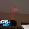 Digital Projection Clock Radio, Black, large