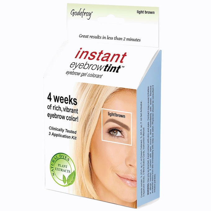 Instant Eyebrow Tint, Light Brown, large